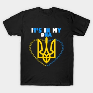 Ukraine trident Ukraine flag Ukrainian flag Ukraine T-Shirt